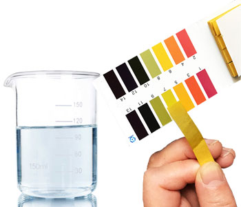 PH test on Sodium monofluorophosphate solution
