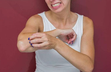 people's reaction when allergy happens.