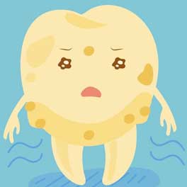 Does sodium monofluorophosphate stain teeth?