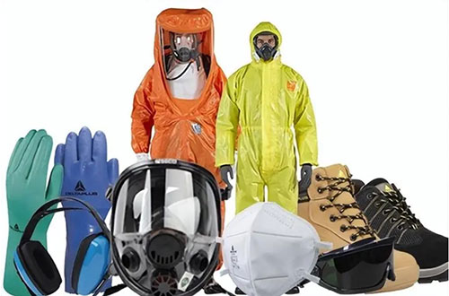 The photo of personal protective equipment
