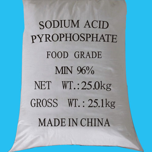 Sodium acid pyrophosphate in bag