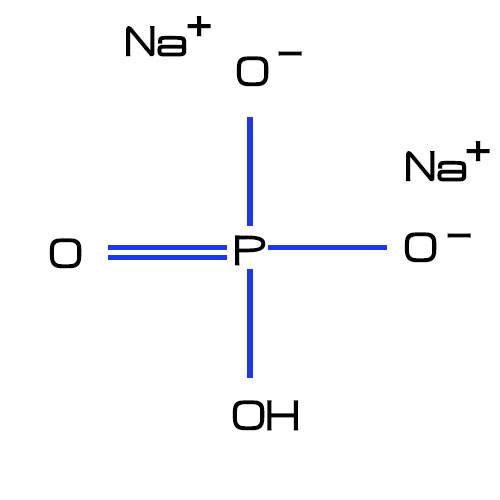 Disodium phosphate structure