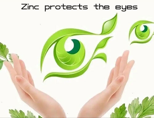 Zinc sulfate can protect eyes