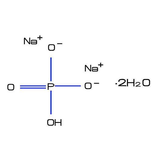 The structure of disodium hydrogen phosphate dihydrate