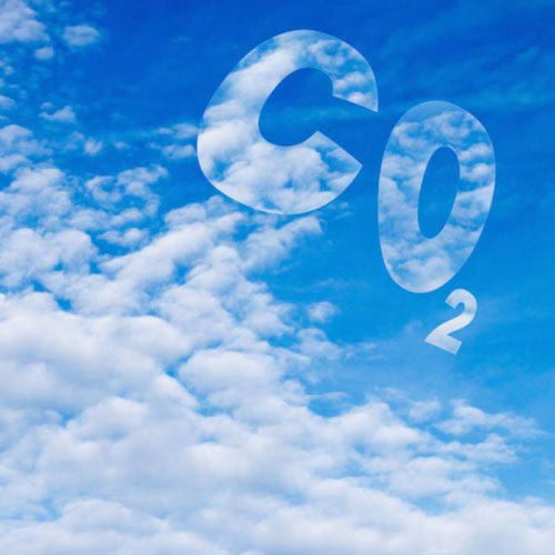 carbon dioxide in air